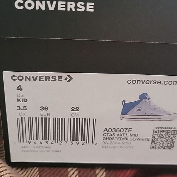 Converse unisex kid us 4 - Picture 10 of 10